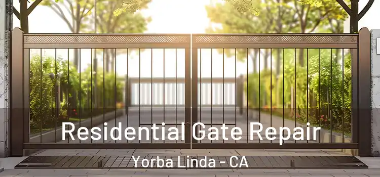 Residential Gate Repair Yorba Linda - CA